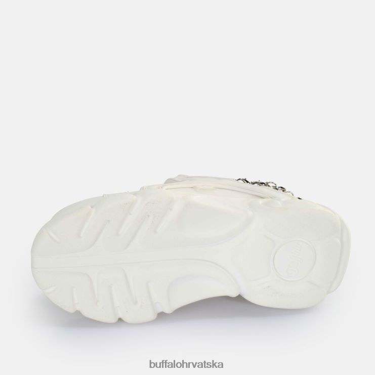 bijela/srebrna Buffalo cld corin chain 20 tenisice niske veganske |tenisice TDD6T592